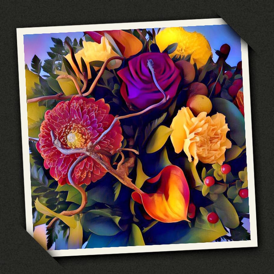 conduït, fons, tauleta, invitació, celebració, blomsterbaggrund, blomsterkort, marc, colors, flors, bouquet, pujar, telegrama, imatge, flor, frescor, planta amb flors, pètal, planta, cap de flor, vulnerabilitat, cap gent, inflorescència, bellesa a la natura, fragilitat, primer pla, a l'interior, multicolor, naturalesa, vista d’angle alt, rosa, arranjament, flor de roses, directament a sobre, arranjament floral, Ram de flors, 2K