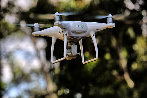 white, soaring, air, Drone, Drones, Quadcopter, Aerial, phan, remote, photography, rotor, phantom4 pro, flying, unmanned, uav, multirotor, multicopter, australia, surveillance, technology, helicopter, air Vehicle, camera - Photographic Equipment, transportation, outdoors, big brother - orwellian concept, futuristic, focus on foreground, photography themes, no people, mid-air, security, day, sunlight, tree, selective focus, nature, security camera, modern, media equipment, 5K, CC0, public domain, royalty free