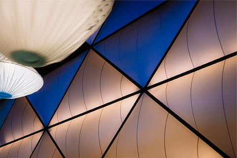 untitled, white, black, blue, mosaic, lighted, window, lights, interior design, decor, triangles, backgrounds, no people, close-up, indoors, sky, day, pattern, multi colored, abstract, white color, holiday, red, nature, motion, group of objects, trip, sport, vacations, environment, vibrant color, wind, 1080P, CC0, public domain, royalty free