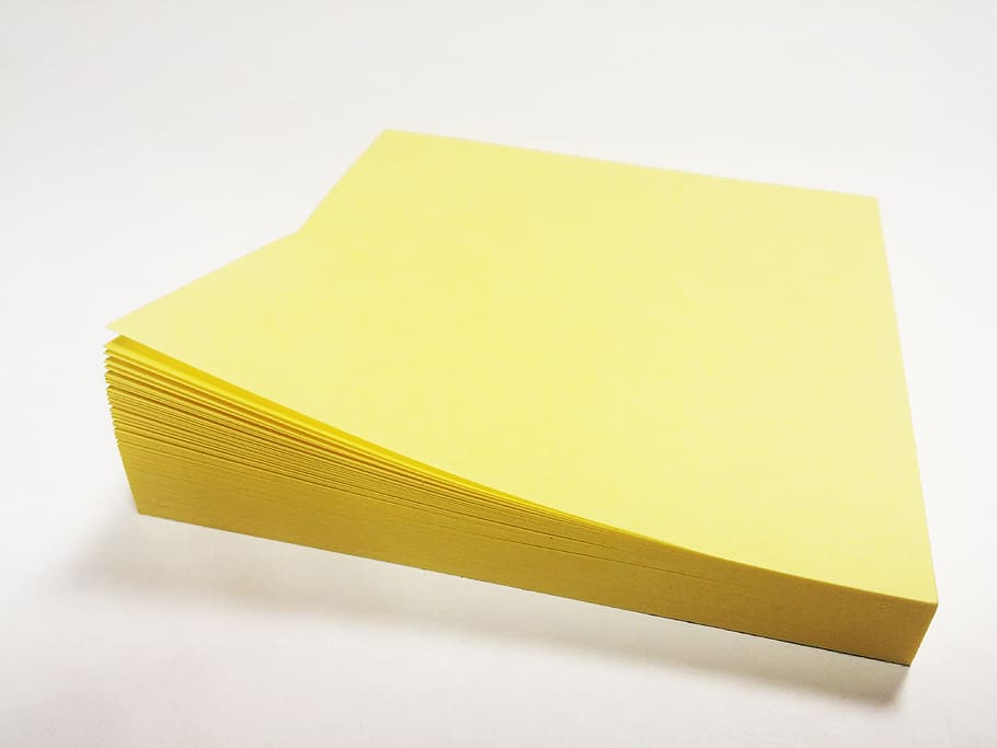 blocco note giallo, pubblicalo, ufficio, giallo, lavoro, gli appunti, nota adesiva, forniture per ufficio, sfondo bianco, ritagliare, carta, girato in studio, Nota, promemoria, in casa, documento, nessuno, attività commerciale, copia spazio, bloc notes, comunicazione, lettera, avvicinamento, appiccicoso, vuoto, Messaggio, lista di cose da fare, 4K