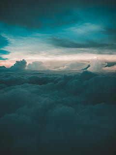 nuvoloso, cielo, giorno, nuvole bianche, nube, volo, aereo, sopra, blu, Paradiso, nuvola - cielo, bellezza nella natura, scenics - natura, la tranquillità, Cloudscape, nessuno, natura, scena tranquilla, idilliaco, vista aerea, sfondi, all'aperto, soffice, cielo drammatico, fotogramma intero, morbidezza, meteorologia, 4K, CC0, dominio pubblico, privo di copyright
