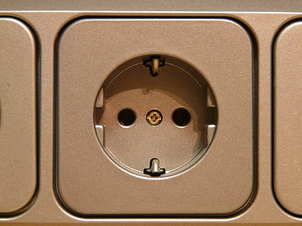 square, brown, framed, Socket, Plug, Current, Electricity, current, electricity, power line, line, energy, technology, indoors, washing machine, close-up, no people, day, household equipment, geometric shape, circle, shape, control, metal, hole, backgrounds, full frame, domestic kitchen, music, equipment, appliance, switch, arts culture and entertainment, glass - material, electrical equipment, silver colored, 2K, CC0, public domain, royalty free