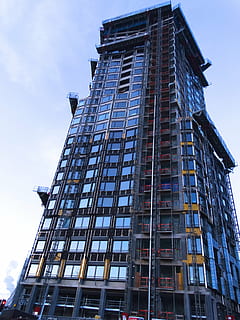 facade, skyscraper, shell, skyward, construction technology, built structure, architecture, low angle view, building exterior, building, sky, city, day, no people, window, modern, tall - high, nature, office building exterior, office, outdoors, cloud - sky, glass - material, tower, apartment, 5K, CC0, public domain, royalty free