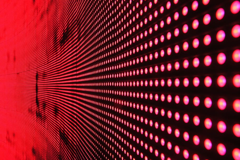 led digital vermell, estructura, llum, led, moviment, color, vermell, resum, il·luminació indirecta, fons, patró, textura, fons de la pantalla, colorit, Font de llum, imatge de fons, modern, brillant, paret, llums, tacat, tecnologia, marc complet, cap gent, equips d’il·luminació, il·luminat, indústria, indústria electrònica, primer pla, pantalla del dispositiu, comunicació, en fila, perspectiva decreixent, llum - fenomen natural, porpra, vida nocturna, efecte texturat, 4K