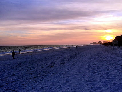 Sonnenuntergang, Sonnenaufgang, Strand, Meereswasser, Sonnenaufgang, Strand, Ozean, Wasser, Sand, bestimmen, Florida, Wellen, Meer, Natur, szenen, ruhige Szene, Himmel, Land, Szenen - Natur, Schönheit in der Natur, wolke - himmel, Horizont, echte Menschen, Horizont über Wasser, Ruhe, orange Farbe, zufällige Menschen, Lebensstile, draußen, 1080P, CC0, gemeinfrei, lizenzfrei