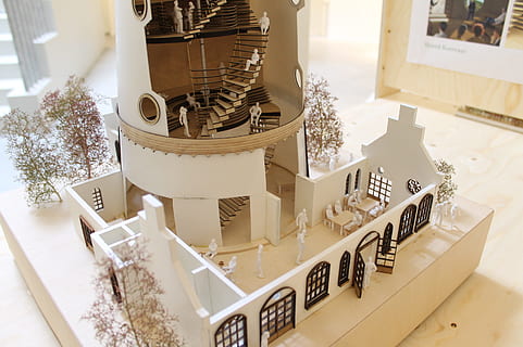 construcció, disseny, pla, edifici, disseny, linea de producció, cap gent, a l'interior, fabricació d’equips, arquitectura, dia, estructura construïda, model arquitectònic, Color blanc, taula, vista d’angle alt, creativitat, planta, art i artesania, finestra, barri residencial, casa, funció de construcció de parets, naturalesa, luxe, 2K, CC0, domini públic, lliure de regalies