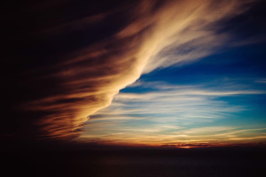 marró, blau, cel, foto, ennuvolat, posta de sol, núvol, taronja, sonya6500, sony, zakyntho, forma, Grècia, sol, groc, horitzó, formació, núvol - cel, bellesa a la natura, escenics - natura, cel dramàtic, por, tempesta, naturalesa, mar, medi ambient, aigua, tranquil·litat, idíl·lic, escena tranquil·la, majestuós, cap gent, fosc, horitzó sobre l’aigua, poder a la natura, ominós, meteorologia, 5K