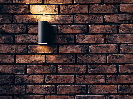 brick wall, sconce, wall, lamp, grunge, interior, design, decor, light, room, modern, furniture, house, living, decoration, space, indoor, frame, empty, apartment, old, brick, background, backdrop, vintage, architecture, style, wall - building feature, no people, built structure, pattern, close-up, full frame, lighting equipment, textured, metal, illuminated, glowing, outdoors, backgrounds, red, still life, silver colored, electric lamp, 2K