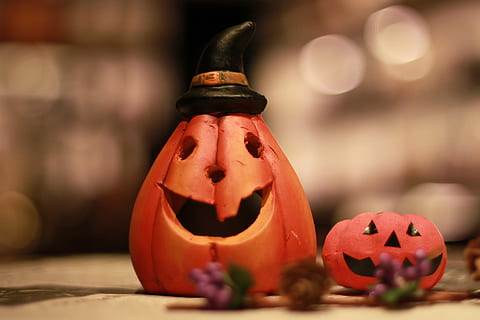 Capete de dovleac, bej, surfacef, dovleac, Capete, Halloween, toamnă, groază, Înfricoșător, felinar, decor, octombrie, culoare portocalie, Jack o 'lanternă, vacanţă, sculptură - produs de artizanat, culturi, rău, fantomă, lumânare, sezon, umane, noapte, celebrare, zâmbitor, eveniment de vacanță, ambarcațiune, artă și sculptură, față, antropomorf, fața antropomorfă, creativitate, mancare si bautura, alimente, nici o persoana, reprezentare, să se concentreze asupra primelor elemente, echipamente de iluminat, 1080P, CC0, domeniu public, fără drepturi de autor
