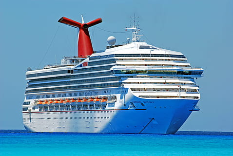 white, red, carnival cruise ship, ferry boat, ferry, ship, boat, cruise liner, cruise, cruiser, holiday, carnival, victory, holidays cruise, cruises, giant, blue, sea, tourism, vacation, ocean, ocean going, at sea, liner, passengers, cruise Ship, nautical Vessel, vacations, travel, passenger Ship, transportation, travel Destinations, journey, summer, luxury, water, harbor, nature, mode of transportation, wealth, business, outdoors, pier, shipping, architecture, passenger craft, yacht, anchored, sailboat, 4K