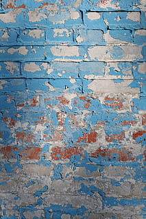 blu, grigio, muro di mattoni, sfondo, muratura, parete, mattone, edificio a muro, casa di muro, fotogramma intero, sfondi, caratteristica della parete, strutturato, intemperie, architettura, struttura costruita, vecchio, danneggiato, nessuno, corri giù, modello, sbucciare, giorno, declino, deterioramento, all'aperto, effetto strutturato, calcestruzzo, 5K, CC0, dominio pubblico, privo di copyright