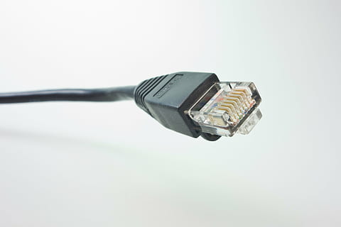 black ethernet cable, network cables, rj, plug, patch cable, network, cable, line, fs, data processing, rj-45, connection, rj45, lan, network connector, lan cable, patch, macro, technology, computer Cable, network Connection Plug, computer network, communication, internet, wireless technology, studio shot, telephone, electric plug, close-up, electricity, telecommunications equipment, single object, no people, indoors, computer equipment, computer, wired, power supply, telephone line, phone cord, silver colored, 4K, CC0, public domain, royalty free
