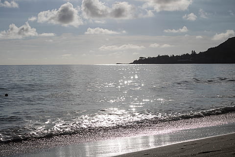 platja, reflexió, eventide, plata, salgado, sorra, sol, comanche, aigua, mar, cel, núvol - cel, bellesa a la natura, escenics - natura, terra, horitzó, naturalesa, tranquil·litat, horitzó sobre l’aigua, escena tranquil·la, cap gent, idíl·lic, a l'aire lliure, dia, moviment, onada, 5K, CC0, domini públic, lliure de regalies