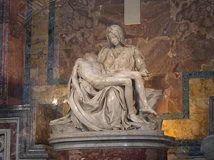 Watykan, statua, katolicyzm, dziewica, żałoba, marmur, Rzym, Włochy, bazylika, Chrystus, Michał Anioł, świętych peterów, rzeźba, Roma, chrześcijaństwo, kościół, sławny, architektura, znane miejsce, religia, ludzka reprezentacja, sztuki i rzemiosła, reprezentacja, męskie podobieństwo, kreatywność, duchowość, wiara, miejsce kultu, rzemiosło, historia, przeszłość, zbudowana struktura, kobiece podobieństwo, budynek, żadnych ludzi, ozdobny, 1080P, CC0, domena publiczna, darmowe zdjęcia
