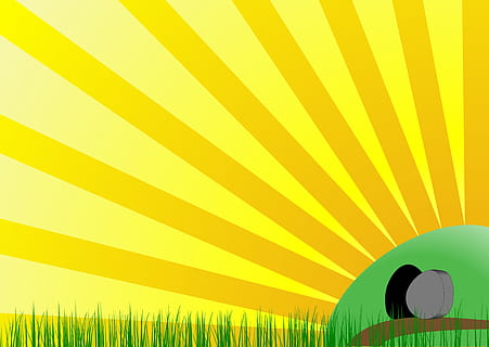 solnedgang, grøn, græs tapet, påske, grav, sten, sunburst, grav, sten-, Søndag, sol, kristen, Kristendom, jesus, Kristus, religion, hellig, tro, fest, korsfæstelse, forår, design, ferie, opstandelse, multi farvet, baggrunde, grøn farve, gul, ingen mennesker, udendørs, mønster, stribet, natur, bygget struktur, arkitektur, sollys, dag, kopiere plads, himmel, kreativitet, form, orange farve, murbygningsfunktion, 2K, CC0, offentligt domæne, royaltyfrie