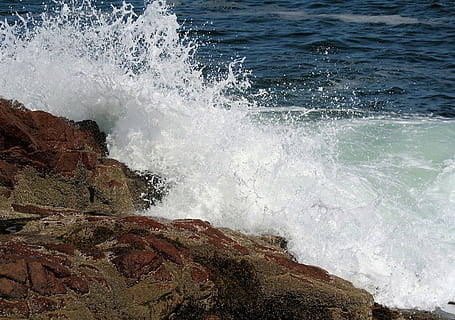 peisaj, natură, obiecte, ocean, valuri, roci, parc, apă, mare, mişcare, val, stâncă, obiect de rocă, frumusețe în natură, solid, plajă, putere în natură, putere, bălăceală, sportiv, nici o persoana, sport acvatic, formatie rock, teren, spargere, prăbușire, în aer liber, lovind, apă curgătoare, litoral stâncos, 720P, CC0, domeniu public, fără drepturi de autor