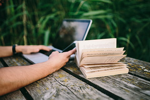 lake, Reading book, girl, summer, woman, vintage, relax, book, opened notebook, relaxing, time, old pier, evening, magic hour, old boards, old wood, wooden pier, education, reading, learning, literature, people, student, one Person, studying, library, outdoors, human Hand, human body part, adult, mail, hand, wood - material, communication, wireless technology, holding, technology, laptop, lifestyles, connection, computer, day, using laptop, leisure activity, plant, unrecognizable person, human limb, 4K