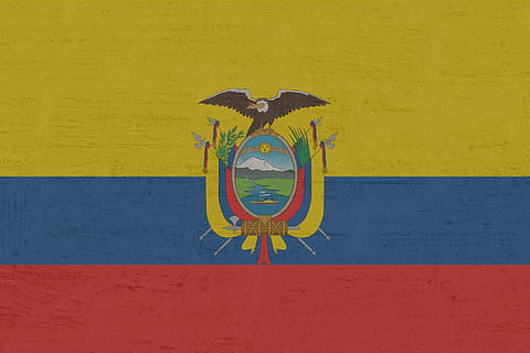 Ecuador, bandera, pared - característica de la construcción, amarillo, Arte y artesanía, día, creatividad, multi color, mural, representación, nadie, arquitectura, al aire libre, estructura construida, representación humana, azul, símbolo, firmar, arte callejero, arte, 1080P, CC0, dominio público, libre de derechos