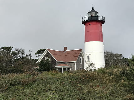 Leuchtturm, Cape Cod, ne, Gebäudehülle, gebaute Struktur, die Architektur, Beratung, Turm, Gebäude, Pflanze, Himmel, Natur, Land, Sicherheit, Gras, Haus, keine Leute, Schutz, Feld, Tag, Richtung, draußen, 4K, CC0, gemeinfrei, lizenzfrei