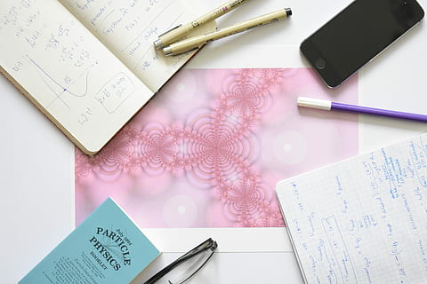 space, gray, iphone 5, 5s, science, physics, mathematics, graph, graphical, diagram, formula, diffraction, fractal, chaos, theory, calculation, scientist, math, equation, pen, paper, communication, indoors, high angle view, text, table, planning, wireless technology, no people, close-up, technology, pencil, pink color, desk, western script, document, still life, connection, paperwork, blueprint, 4K, CC0, public domain, royalty free