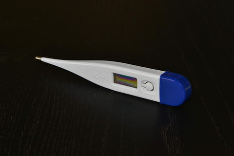 thermometer, digital thermometer, Digital Thermometer, thermometer, temperature, pharmacy, measurement, fever, disease, degrees, medical, bless you, science, digital, no people, close-up, day, outdoors, indoors, still life, studio shot, black background, communication, single object, technology, table, white color, electricity, control, copy space, healthcare and medicine, illuminated, cut out, equipment, toy, white, 2K, CC0, public domain, royalty free