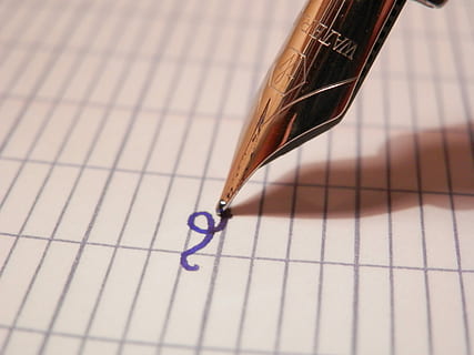 gold pen, black, lined, paper, Return, Diary, Book, Pen, writing, drafting, school, note, reading, student, to write, education, lesson, duty, schoolboy, child, pedagogy, notebook, close-up, no people, ink, indoors, nib, writing instrument, focus on foreground, fountain pen, high angle view, selective focus, text, communication, document, day, still life, scribble, 4K, CC0, public domain, royalty free