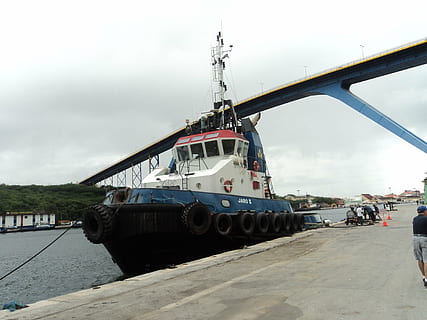 barca, trailer, motore, mezzi di trasporto, modo di trasporto, cielo, acqua, nave nautica, persone accessorie, natura, giorno, nave, militare, nuvola - cielo, all'aperto, connessione, architettura, metallo, attività commerciale, ponte, viaggio, Marina Militare, 4K, CC0, dominio pubblico, privo di copyright