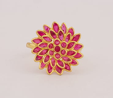 gold-colored, purple, gemstone flower pendant, Ruby, Jewellery, ring, decoration, ornate, close-up, backgrounds, pattern, pink color, studio shot, flower, petal, white background, red, indoors, still life, freshness, no people, cut out, flowering plant, copy space, large group of objects, directly above, arrangement, flower head, plant, inflorescence, shape, 2K, CC0, public domain, royalty free