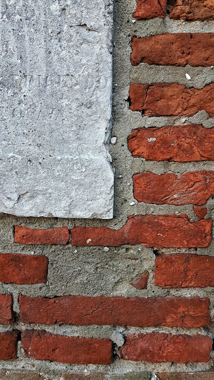 paret, color, textura, sassi, fòssils, roques, maons, edifici, guix, maó, paret de maó, funció de construcció de parets, fons, cap gent, marc complet, estructura construïda, dia, patró, arquitectura, a l'aire lliure, vermell, primer pla, aspre, exterior de l'edifici, Color blanc, resistent, pintat, concret, 4K