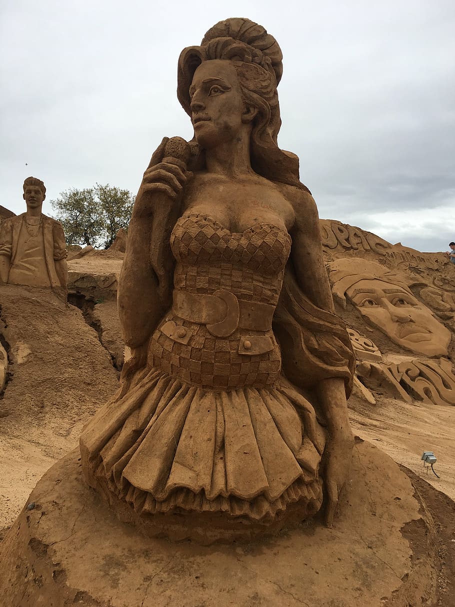 Amy, Sand, Sandburg, Strand, Sand Skulptur, Sandskulpturen, Kunstwerk, Portugal, Sandwelt, Statue, Skulptur, Buddhismus, Asien, Religion, Buddha, Tempelbau, Spiritualität, Kulturen, uralt, Kunst und Handwerk, Darstellung, menschliche Darstellung, Kreativität, Kunst, Himmel, Natur, männliche Ähnlichkeit, keine Leute, solide, Tag, wolke - himmel, Geschichte, Tourismus, die Vergangenheit, Reise, alte Zivilisation, 4K