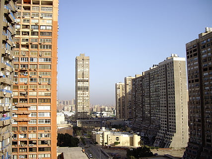 cairo, skyscraper, view, building exterior, built structure, architecture, city, building, office building exterior, cityscape, sky, residential district, modern, urban skyline, tall - high, nature, landscape, clear sky, office, day, no people, tower, outdoors, apartment, luxury, 2K, CC0, public domain, royalty free