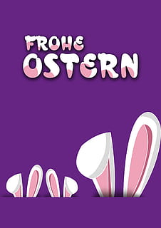 Frohe Ostern, tre, illustrazione di orecchie di coniglio, buona Pasqua, coniglio Pasquale, orecchie di coniglio, divertimento, Pasqua, divertente, colorato, lepre, orecchie, colore, biglietto d'auguri, coniglietto di Pasqua, colore rosa, viola, nessuno, avvicinamento, neon, giorno, testo, sceneggiatura occidentale, comunicazione, in casa, illuminato, lettera maiuscola, girato in studio, cartello, creatività, natura morta, Colore bianco, informazione, variazione, forma geometrica, Messaggio, 2K, CC0, dominio pubblico, privo di copyright