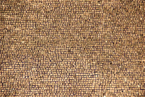 braun, Ziegelsteinblocktapete, braune Betonsteine, Muster, Mosaik-, Textur, Backstein, Fresko, Gold, Fliese, Stapel, Hintergrund, Straße, Pfad, Kopfsteinpflaster, Vollbild, Hintergründe, texturiert, keine Leute, Nahansicht, Wiederholung, die Architektur, in einer Reihe, Tag, Sonnenlicht, Natur, große gruppe von gegenständen, draußen, Fülle, Dach, Ziegelwand, gebaute Struktur, 5K, CC0, gemeinfrei, lizenzfrei