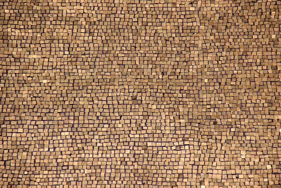 braun, Ziegelsteinblocktapete, braune Betonsteine, Muster, Mosaik-, Textur, Backstein, Fresko, Gold, Fliese, Stapel, Hintergrund, Straße, Pfad, Kopfsteinpflaster, Vollbild, Hintergründe, texturiert, keine Leute, Nahansicht, Wiederholung, die Architektur, in einer Reihe, Tag, Sonnenlicht, Natur, große gruppe von gegenständen, draußen, Fülle, Dach, Ziegelwand, gebaute Struktur, 5K