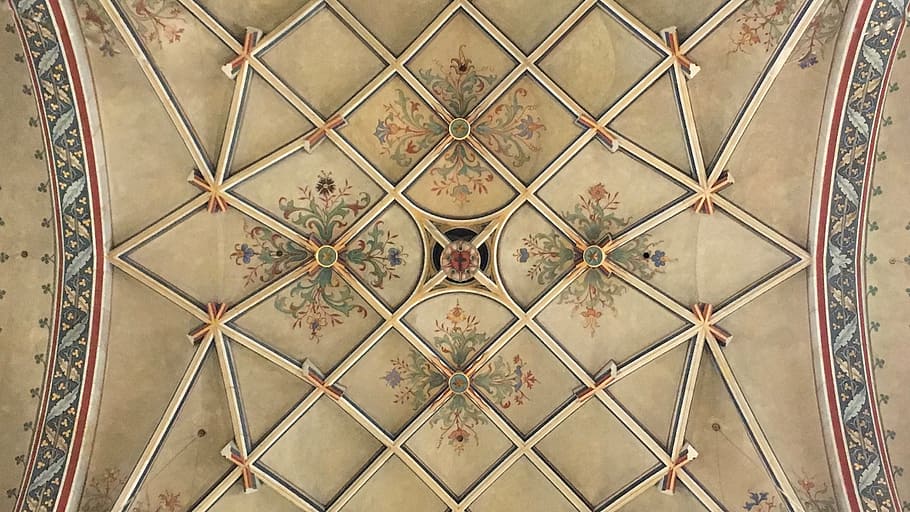 Hintergrund, Sahne, Design, Jahrgang, Licht, Blumen-, bunte Hintergründe, Vintage Hintergründe, retro, Dekor, Muster, Textur, Dekoration, Hintergründe, Vollbild, die Architektur, gebaute Struktur, keine Leute, Blumenmuster, Metall, Gebäudehülle, Wandbau - Funktion, Decke, Gebäude, gestalten, Nahansicht, Kunst und Handwerk, Kreativität, Tag, Religion, aufwendig, Architektur und Kunst, 2K