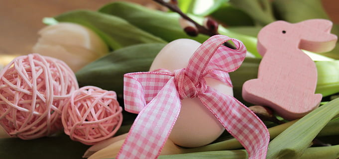rosa, blanc, cinta, ou de Pasqua, Pasqua, llagosta de salze, ou, decoració, salutació de pasqua, decoracions de pasqua, primavera, deco, tradició, decoració de pasqua, Feliç Pasqua, targeta de felicitació, postal, salutacions de pasqua, bucle, osterkarte, fons, tulipes, flors, mapa, tema de pasqua, conill de Pasqua, tulipes blancs, color rosa, primer pla, cap gent, menjar, menjar i beguda, representació animal, celebració, festa, centrar-se en primer pla, natura morta, color pastís, representació, a l'interior, cinta: objectes de cosir, art i artesania, 5K, CC0, domini públic, lliure de regalies