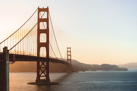 Foto, golden, Torbrücke, Tageszeit, Golden Gate Bridge, Tag, Zeit, Kalifornien, Vereinigte Staaten von Amerika, San Francisco County, berühmter Platz, Brücke - künstliche Struktur, Hängebrücke, Meer, die Architektur, San Francisco, Kalifornien, Pazifik See, städtische Skyline, Stadtbild, Himmel, Wasser, San Francisco Bay Area, Bucht des Wassers, Reise, Reiseziele, keine Leute, Verbindung, gebaute Struktur, Brücke, Transport, Ingenieurwesen, Bucht, Tourismus, Stadt, Natur, Sonnenuntergang, lange, 5K, CC0, gemeinfrei, lizenzfrei