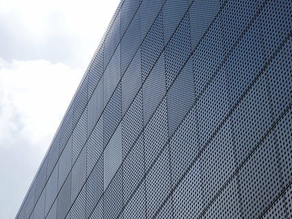 facader, struktur, model, baggrunden, strukturen af, espalier, gitter, moderne, bygning, lav vinkel visning, himmel, arkitektur, bygget struktur, bygning udvendig, mønster, dag, ingen mennesker, natur, sky - himmel, udendørs, tekstil, kontor, sollys, by, tæt på, tekstureret, kontorbygning udvendig, skyskraber, 4K, CC0, offentligt domæne, royaltyfrie