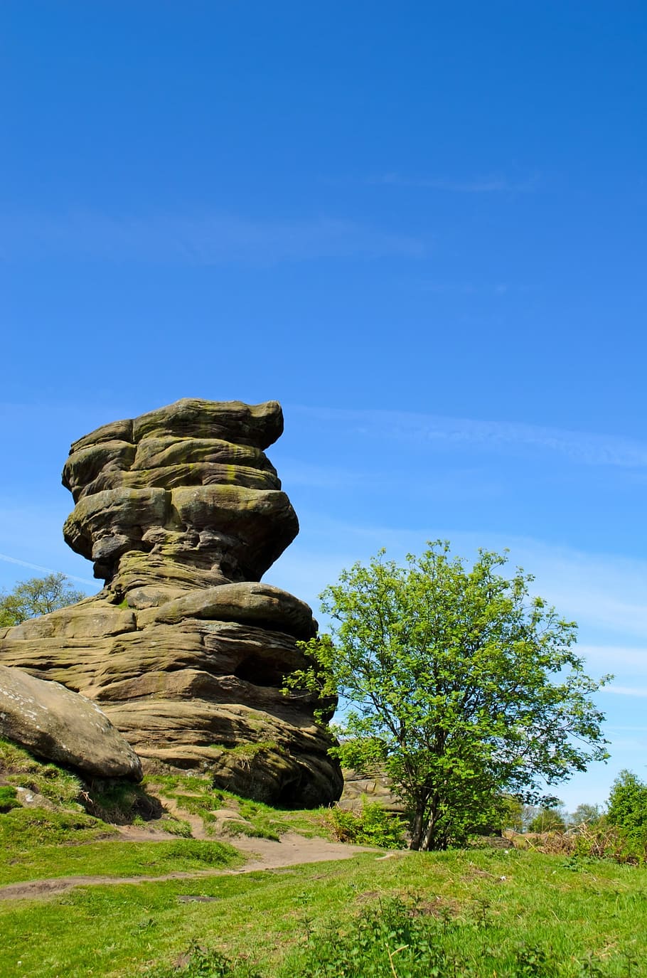 paisatge, primavera, rock, pedra, paret, estiu, Anglaterra, nord, Yorkshire, verd, bonic, fons, arbre, branques, branca, naturalesa, temporades, herba, fulles, full, de colors, assolellat, cel, ennuvolat, planta, tranquil·litat, escena tranquil·la, bellesa a la natura, escenics - natura, dia, terra, escena no urbana, color verd, blau, cap gent, sòlid, medi ambient, camp, creixement, a l'aire lliure, pila de roca, 1080P