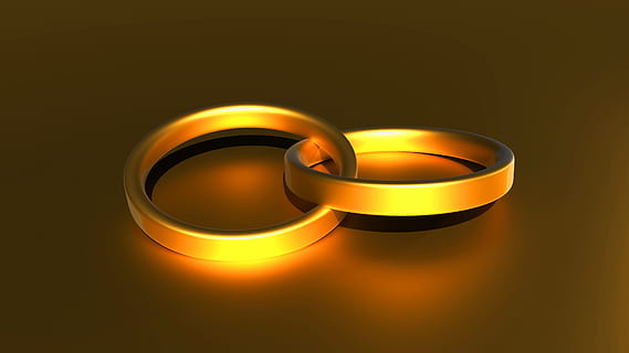 anel, Casamento, antes, ouro, jóias, dourado, conectividade, 3d, ouro colorido, anel de noivado, celebração, joalheria, cor laranja, dois objetos, reflexão, ninguém, evento, iluminado, copie o espaço, dentro de casa, fechar-se, ardente, emoção, tiro do estúdio, amarelo, luxo, 4K, CC0, domínio público, royalty free