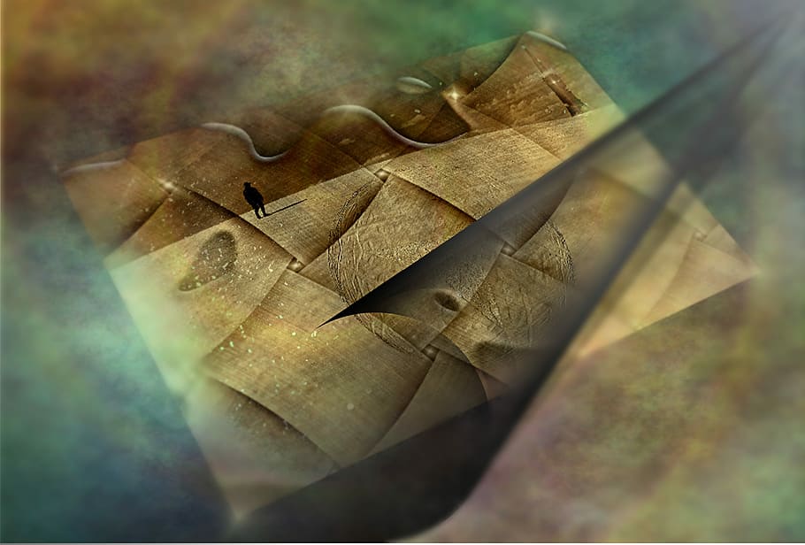 immagine della sagoma, persona, beige, sabbia, grafico, fantasia, spazio, 3d, deserto, tribale, nessuno, avvicinamento, messa a fuoco selettiva, parte vegetale, foglia, natura, in casa, natura morta, carta, giorno, strutturato, luce del sole, arte e artigianato, mestiere, forma, ombra, asciutto, creatività, pianta, effetto strutturato, 2K