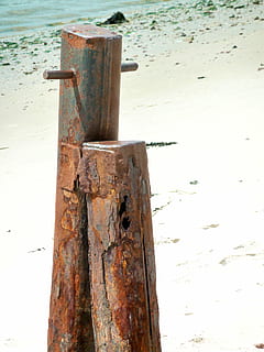fijación, que contiene, mantener, fijar, oxidado, trinca, metal, erosionado, inoxidable, cuerda, agua, nadie, día, tierra, antiguo, playa, naturaleza, centrarse en primer plano, al aire libre, material de madera, de cerca, disminución, deterioro, abandonado, obsoleto, mar, 2K, CC0, dominio público, libre de derechos