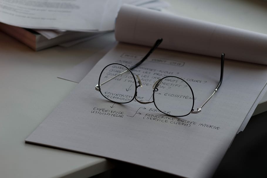 Marjos Brille, Brille, silberne Rahmen, Weiß, Druckerpapier, Notizbuch, Schreibtisch, Arbeit, Büro, Text, Papier-, Kommunikation, dokumentieren, Stift, drinnen, westliche Schrift, keine Leute, Nahansicht, Handschrift, mail, Stillleben, Brief, Tabelle, Briefumschlag, High Angle View, Gruppe von Objekten, Schreibgerät, Notizblock, Liebesbrief, Botschaft, Papierkram, 4K