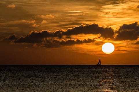 silhuet, sejle, båd, hav, skumring, solnedgang, skyer, aften, støvle, baltiske hav, Abendstimmung, sol, romantisk, baggrundsbillede, vand, bornholm, ferie, ferie stemning, helligdage, god fornøjelse, slap af, stille, himmel, sky - himmel, scenics - natur, skønhed i naturen, horisont over vand, horisont, rolig scene, ro, orange farve, idyllisk, natur, havnefronten, dramatisk himmel, ikke-urbane scene, ingen mennesker, udendørs, 2K, CC0, offentligt domæne, royaltyfrie