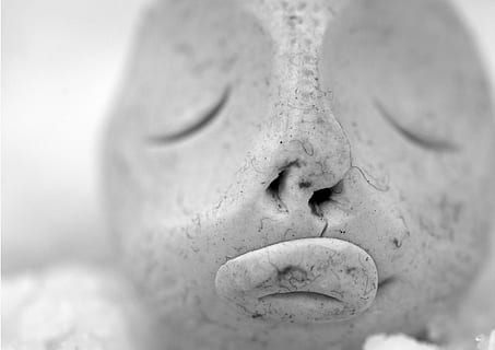 plasticine, fish, clay, creativity, summer, animal, sea, human body part, body part, human face, close-up, people, eyes closed, emotion, sculpture, sadness, human representation, art and craft, statue, childhood, child, religion, sleeping, offspring, history, grief, loss, depression - sadness, mud, 2K, CC0, public domain, royalty free