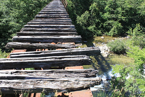 photography, gray, wooden, bridge, anxiety, annoying, think about, question, the trouble, consultation, amazing, building, old, past, wreckage, tree, plant, forest, nature, day, no people, wood - material, direction, land, the way forward, tranquility, growth, outdoors, water, beauty in nature, sunlight, architecture, solid, wood, flowing water, 4K, CC0, public domain, royalty free