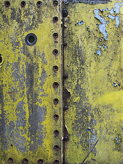 panou, ațintit, excavatoare, fundal, ruginit, metal, detaliu, structura, model, erodate, rugina grunge, old metal, neizolat, castaniu, descompunere, fulg, vechi, fier, imagine de fundal, cadru complet, nici o persoana, fundaluri, galben, zi, a închide, deteriorare, declin, în aer liber, Culoarea verde, deteriorat, texturată, stare proastă, dărâma, îndepărtându-se, ruinat, 2K, CC0, domeniu public, fără drepturi de autor
