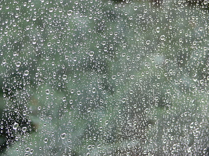 finestra, gota de pluja, vidre, humit, pluja, perles, gota d’aigua, patró, trist, estructura, líquid, humor, fons, marc complet, textura, gris, cap gent, color verd, tirar, aigua, a l'interior, vidre - material, naturalesa, primer pla, hivern, neu, temperatura de fred, nevar, temporada de pluges, 2K, CC0, domini públic, lliure de regalies