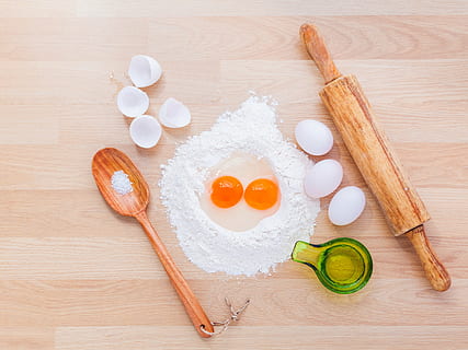 rolling, pin, flour, eggs, background, baker, baking, bread, cooking, cuisine, culinary, culture, dough, egg, fettuccine, food, fresh, gourmet, healthy, homemade, ingredient, italian, italy, kitchen, kneading, lunch, making, meal, noodles, organic, pasta, pastry, pizza, preparation, preparing, raw, recipe, roller, spaghetti, table, tagliatelle, tools, traditional, uncooked, wheat, wood, wooden, yellow, egg Yolk, wood - Material, bakery, food and drink, freshness, high angle view, indoors, directly above, kitchen utensil, no people, still life, cutting board, household equipment, healthy eating, raw food, preparing food, wooden spoon, 4K, CC0, public domain, royalty free