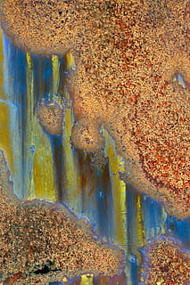 rust, rusty, iron, texture, surface, corrosion, industrial, rough, material, rusted, corroded, grunge, water, nature, day, no people, rock, solid, sea, outdoors, rock - object, sunlight, beauty in nature, weathered, close-up, run-down, textured, metal, beach, damaged, pollution, 4K, CC0, public domain, royalty free